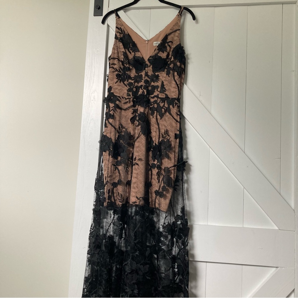 Dress the Population Black Floral Gown - Picture 5 of 16